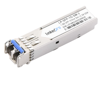 Transceptor Óptico SFP / 1.25 Gbps / Monomodo 1310 nm / Alcance 40 km (131233.6 ft) / LC/UPC Dúplex / DDM / 1000BASE-EX