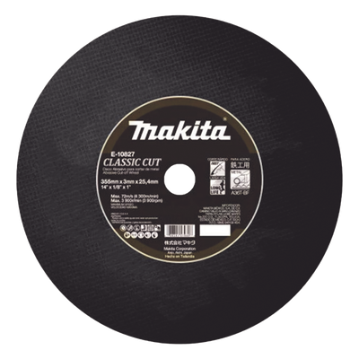 Disco de Corte para Metal / 14 Pulgadas / Uso Industrial Intensivo / Compatible Tronzadora 2414NB