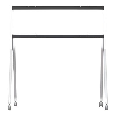 Soporte con ruedas / 95 kg capacidad / 1525x1302x764 mm / 5005x4276x2507 pies / VESA 800x400 y 600x400 / Acero al carbono