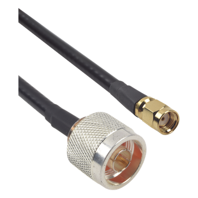 Jumper de 60cm con Cable LP240 y conectores N Macho y SMA Macho Inverso.
