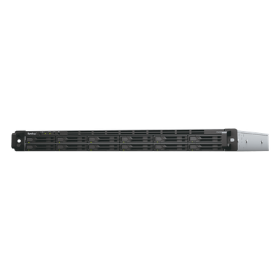 Servidor NAS Flash / 12 Bahías SSD SATA 2.5" / 1U Rack / 170,000 IOPS Lectura / 82,000 IOPS Escritura / 2x 10GbE / 2x 1GbE / CPU AMD Ryzen V1780B