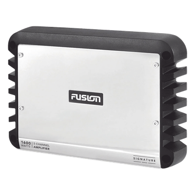 Amplificador náutico / 5 canales / 1600 W pico / Clase D / 4 altavoces + 1 subwoofer / 11.81' x 8.27' x 1.97'