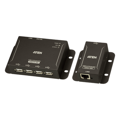 Extensor USB 2.0 / Cat 5 / Hub 4 puertos / 50 m (164 pies)