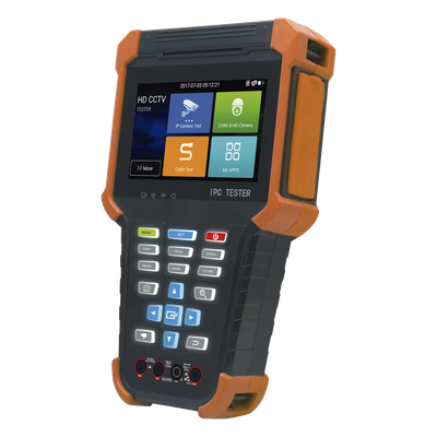 Tester de Video Profesional / Pantalla Táctil IPS 4" / 4K / H.265/H.264 / PoE 48V / Wi-Fi / Multímetro Digital / TDR RJ45 / Batería 4000 mAh