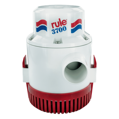 Bomba de Achique Sumergible / 3,700 GPH / 12V CD / Ejes de Acero Inoxidable / Protección Térmica TCO / Salida 1-1/2 pulg (38 mm)