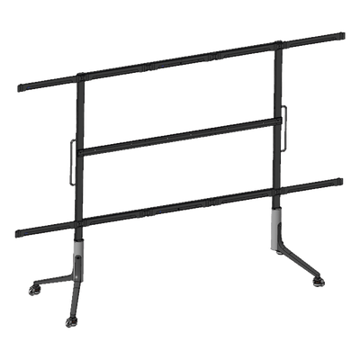 Montaje de Piso Móvil / Pantalla All-In-One 135" / Carga 300 kg (661.39 lb) / Acero SGCC y Aluminio AL6061 / Ruedas con Seguro