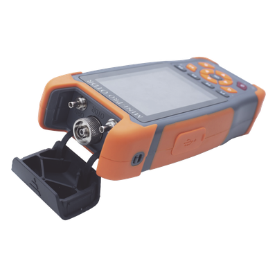 Medidor de Potencia Óptica / 3 Longitudes de Onda 1310/1490/1550nm / Rango -40 a 25dBm / VFL 10mW / Probador RJ45 hasta 300m / Pantalla 3 Pulgadas