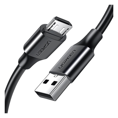 Cable USB-A a Micro USB / 2 Metros (6.56 Pies) / Carga Rápida 18W / USB 2.0 480Mbps / 5,000 Flexiones / Conectores Niquelados