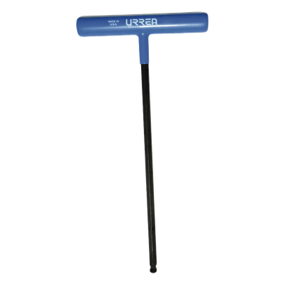 Llave Hexagonal Tipo T / Punta de Bola 8 mm / Longitud 9' (27.4 cm) / Mango Ergonómico Antideslizante / Acero