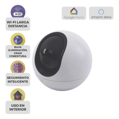 Cámara PT IP / 3K 5 Megapixel / Wi-Fi Dual Band / Detección IA Humanos y Mascotas / Audio Bidireccional / IR 10 m (32.8 ft) / Uso Interior