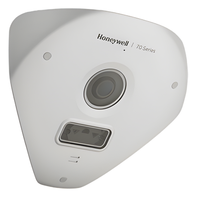 Cámara IP de esquina / 5 MP / lente 2.3 mm 128° / IR invisible 6 m / WDR 130 dB / IP66 NEMA 4X IK10+ / PoE 802.3af
