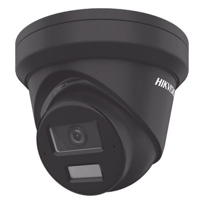 Cámara Turret IP / 4 Megapixel / Dual Light 30 m (98.4 ft) / WDR 120 dB / AcuSense / IP67 / PoE / MicroSD 512 GB
