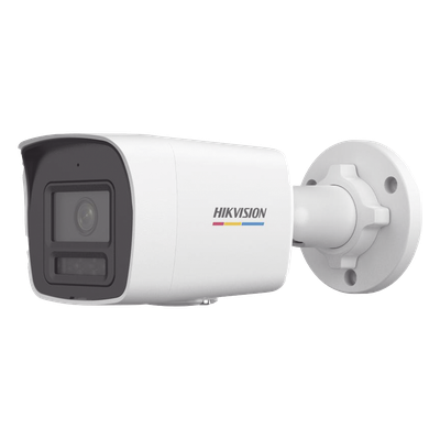 Cámara Bala IP / 2 Megapixel / Dual Light 30 m (98.4 ft) / ColorVu 0.001 Lux / Lente 2.8 mm / 115° FOV / IP67 / PoE