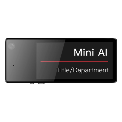 Body Camera en Placa de Identificación / 1600x1200p / Pantalla Tinta Electrónica 2.13 in / 64GB / Wi-Fi / 12h Grabación / 81x32.4x9 mm / 52g