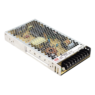 Fuente de Alimentación Conmutada / 200W / 5Vcc 40A / Entrada Seleccionable 90-132Vca o 180-264Vca / Montaje en Chasis / Convección Natural
