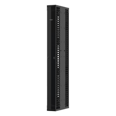Organizador Vertical de Cables / Doble Cara Frontal y Posterior / 45U / 12in Ancho / Racks 2-Post y 4-Post