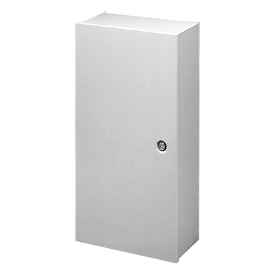 Gabinete de Bisagra Continua / Tipo 1 / 914 x 1219 x 235 mm (36 x 48 x 9.25 pulgadas) / Acero / Gris ANSI 61