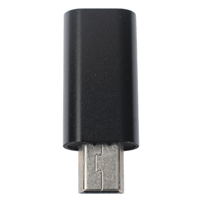 Adaptador USB / USB-C Hembra a Mini USB Macho / Carga y Datos / Diseño Compacto