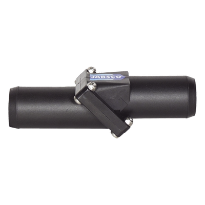 Válvula Anti-Retorno en Línea / Conexión Manguera 38 mm (1 1/2") / Cuerpo Plástico / Válvula Nitrilo / 108 mm (4.25") Largo / 0.11 kg