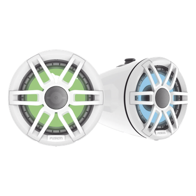 Altavoces Náuticos para Torre de Wake / 6.5 Pulgadas / 200 W Pico / 50 W RMS / IP67 / LED RGB / 91 dB Sensibilidad
