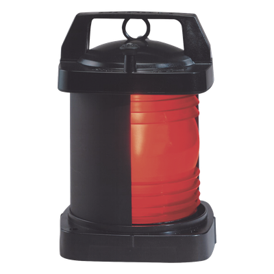 Luz de navegación / Lente rojo / Arco 112.5° / 3 millas visibilidad / 24-220V / 65.6 pies embarcaciones