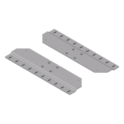 Soporte de Montaje en Pared / Aluminio / RAL 7035 / Espesor 2.5 mm / Sin Perforación de Gabinete