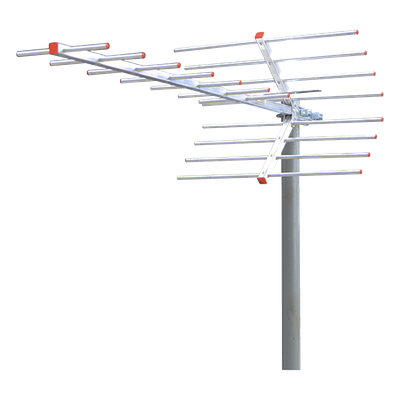 Antena para TV Digital / 470-730 MHz / 13 dBi / Polarización Doble / 50 W / Exterior