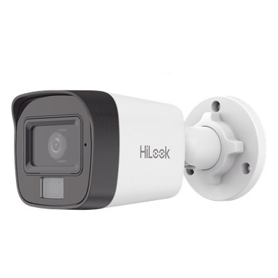 Cámara Bala IP / 2 Megapixel / Dual Light 20 m (65.6 ft) IR + 15 m (49.2 ft) Luz Blanca / Ángulo 101° / AcuSense Lite / IP67 / PoE