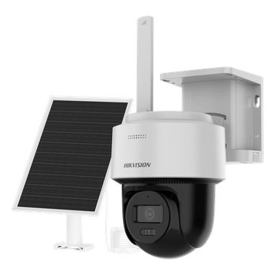 Kit Solar IP PT / 4 Megapixel / AOV 24/7 / 4G LTE / Dual Light 30 m (98.4 ft) / Panel Solar 8W + Batería 9000 mAh / IP66
