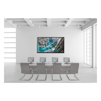 Kit Videowall 2x2 / 55" Full HD / 128 Canales Simultáneos / 25 Canales por Pantalla / Decoder / Montaje en Pared