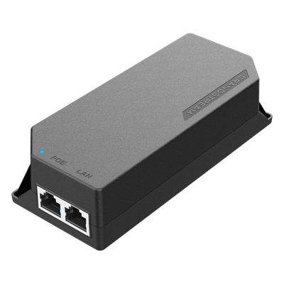 Inyector PoE / MultiGigabit 2.5Gbps / 60W IEEE 802.3bt / 100~240VAC / 54VDC / 0°C a 45°C / Certificado FCC CE RCM IC