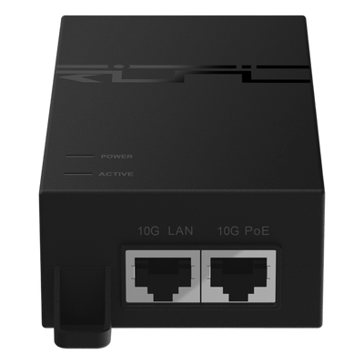 Inyector PoE / 56V / 1.08A / 60W / 2 Puertos Multi-Gigabit 10G / IEC C5 / Entrada 100-240V