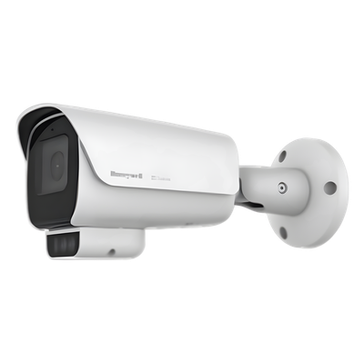 Cámara bullet IP / 5 MP / Dual-Light IR 40 m + luz cálida 30 m / lente 2.8 mm F1.0 / WDR 120 dB / H.265 / PoE / IP66 IP67 IK10