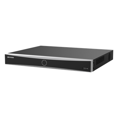 [AcuSeek] NVR 12 Megapixel (4K) / 8 canales IP / 8 Puertos PoE+ / AcuSense (Evita Falsas Alarmas) / Reconocimiento Facial / 2 Bahías de Disco Duro / HDMI en 4K / Alarmas I/O / 300 Metros PoE Modo Extendido