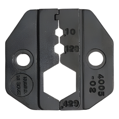 Mordaza para Plegar / Cavidades Hexagonales 0.100", 0.128", 0.429" / Cables RG-8/U, RG-213/U, RG-214/U, Belden 9913, CNT-400 / Acero Industrial