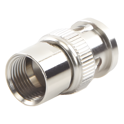 Conector BNC Macho / Rosca / Bronce Niquelado / Delrin / 28 mm / 0.09 ft / RG-8/X, LMR-240, LP240, RG-59/U