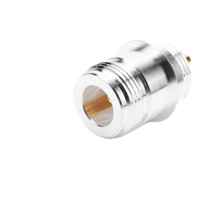 Conector N Hembra / Montaje Frontal Panel / Doble D Plano / Soldable / 0.5 pies Cable Compatible