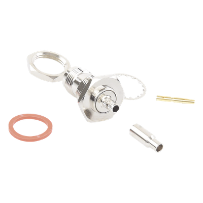 Conector TNC Hembra / Montaje Chasis Tipo D Plano / Anillo Plegable / RG-174/U, 8216, LMR-100A / 0.1 pies