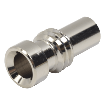 Adaptador / Reductor coaxial / Cables RG-8/X, BELDEN 9258, RG-59/U, BELDEN 8241 / Cuerpo níquel / Ensamble roscable
