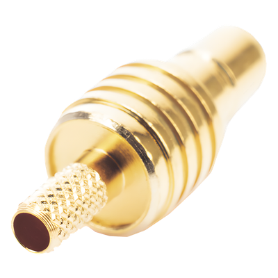Conector SMB Hembra / Anillo Plegable / RG-174/U, 8216, M17RG-316 / Bronce Niquelado / Contacto Oro