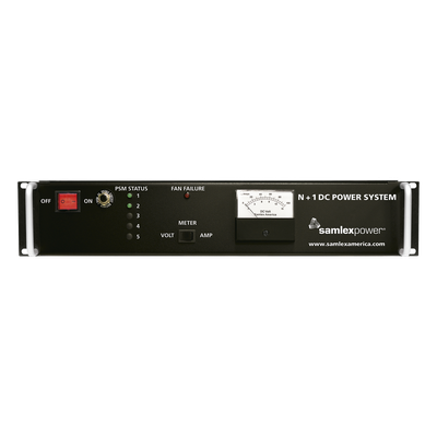 Fuente de Poder Conmutada / 13.8 VCC / 40 A Continua / Rack 19" 2U / Cargador de Baterías 8 A / Escalable 100 A