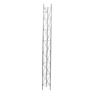 Tramo de Torre Arriostrada / 3 m (9.8 ft) de Longitud / 35 cm de Ancho / Galvanizado Electrolítico / Resistencia Viento 200 km/h / Carga 350 kg / Zonas Secas