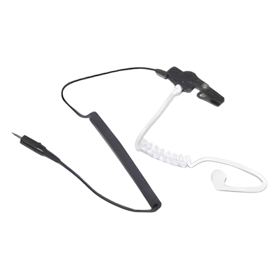 Audífono de tubo acústico / Conector 2.5 mm / Diseño ergonómico / Clip de sujeción