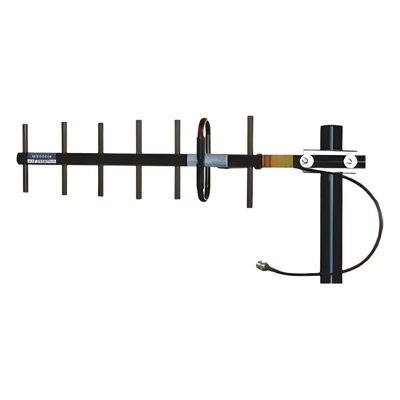 Antena Yagi Direccional / 7 Elementos / 890-960 MHz / 10 dBi / Cable RG213 2 pies (0.6 m)