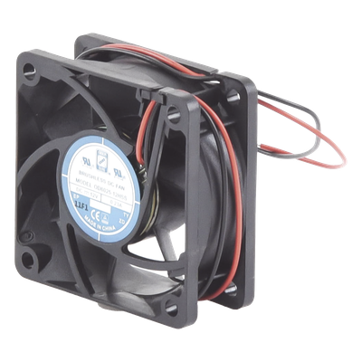 Ventilador Axial Anticondensante / 60 x 60 x 25 mm / 12 Vcc / 4390 RPM / 25.0 CFM / Unión Sellada