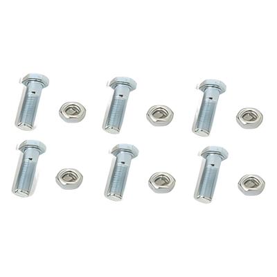 Juego de tornillería / Acero inoxidable grado 308 / 1/2" x 3-1/2" / 6 pares / ASTM F593C