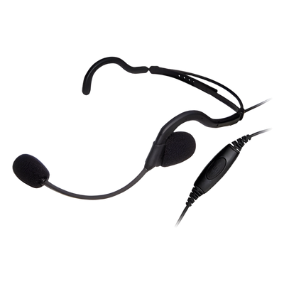 Diadema de Comunicación / Boom Flexible / Cable PU Reforzado con Kevlar / PTT en Línea / Conector H02