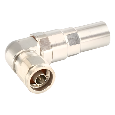 Conector Coaxial N Macho / Ángulo Recto / 1/2" Heliax / 0-8800 MHz / IP68 / 10 kW