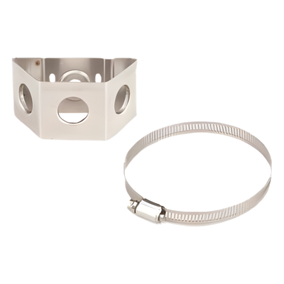 Adaptador de Sujetadores / Miembros Redondos 3-4 in (7.62-10.16 cm) / Acero Inoxidable 2.591 mm / Paquete 10 pzas