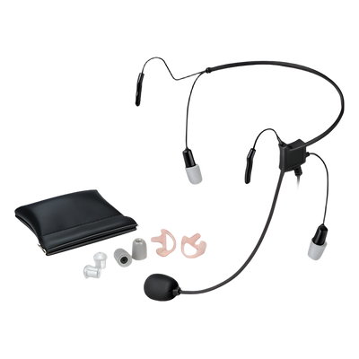 Diadema / Reducción de ruido 29 dB / MIL-STD-810 / Dual auricular / < 60 g / -20°C a +60°C